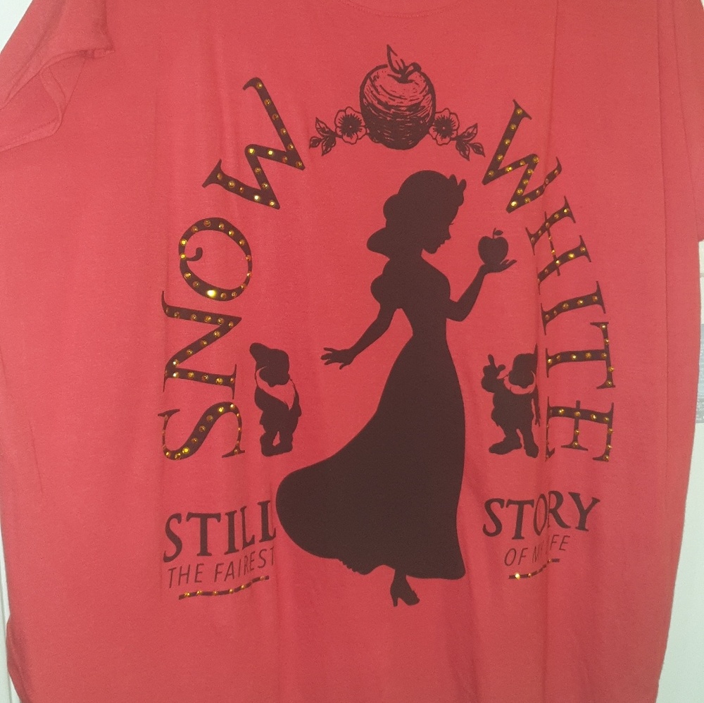 Snow white Red Blouse